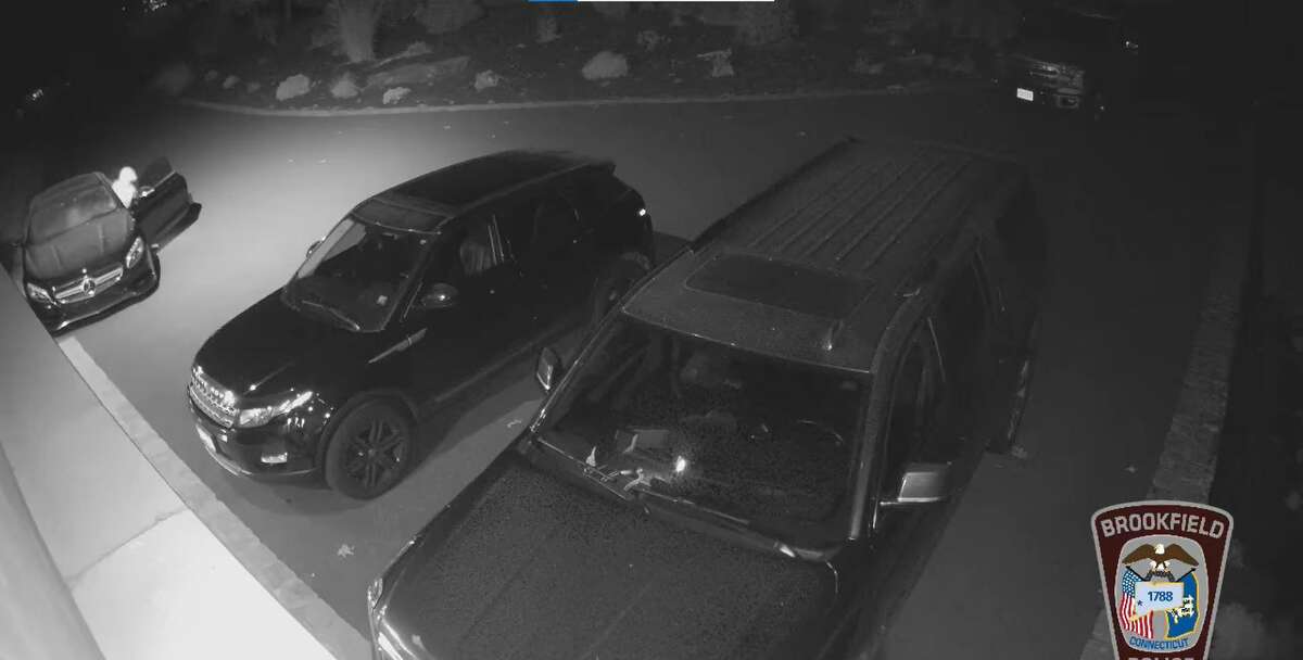 Brookfield police shared this surveilance footage of a car break-in to deter residents from leaving valuables in their vehicles or leaving car doors unlocked.