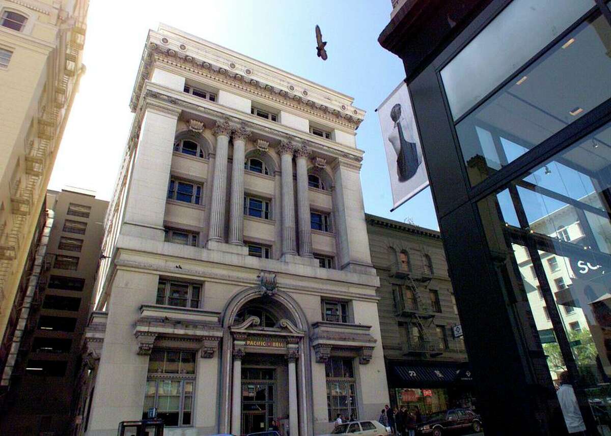 The historic Pacific Bell building at 333 Grant Ave.