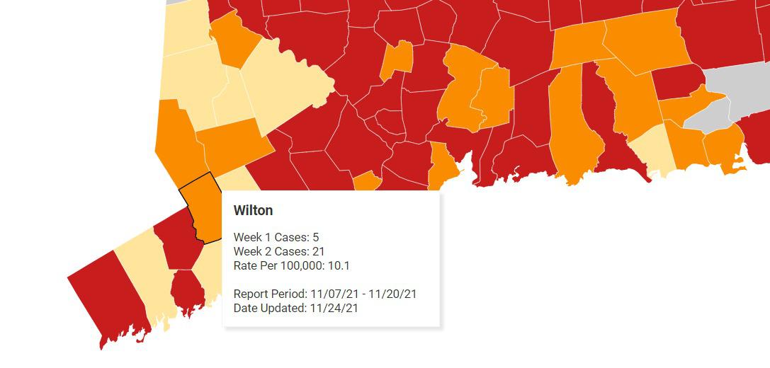 COVID cases more than quadruple Thanksgiving in Wilton, public schools - Vimarsana News