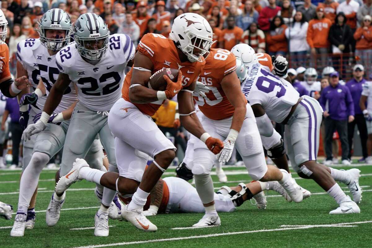 Running back Roschon Johnson keyed Texas' offense against Kansas State on Friday, allowing the Longhorns to end a six-game losing streak.