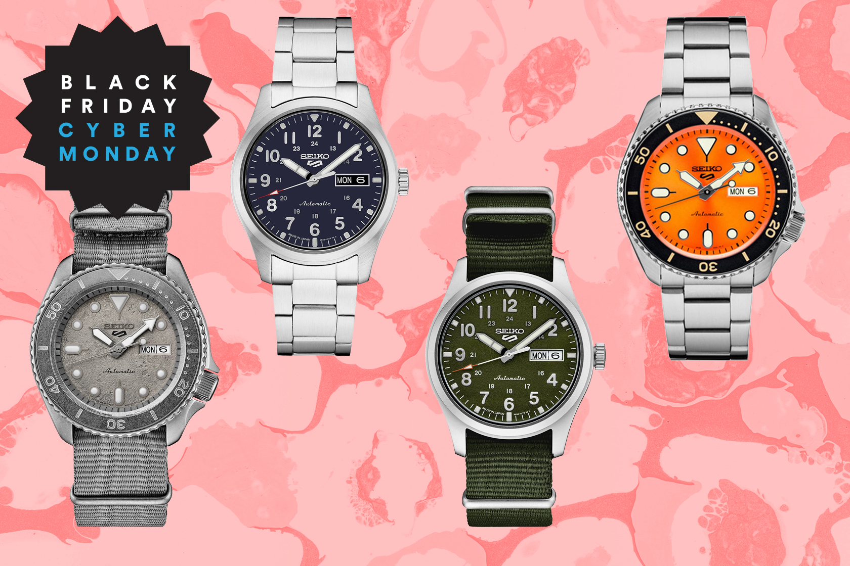 Seiko 5 watches are under $200 at Macy's on Black Friday
