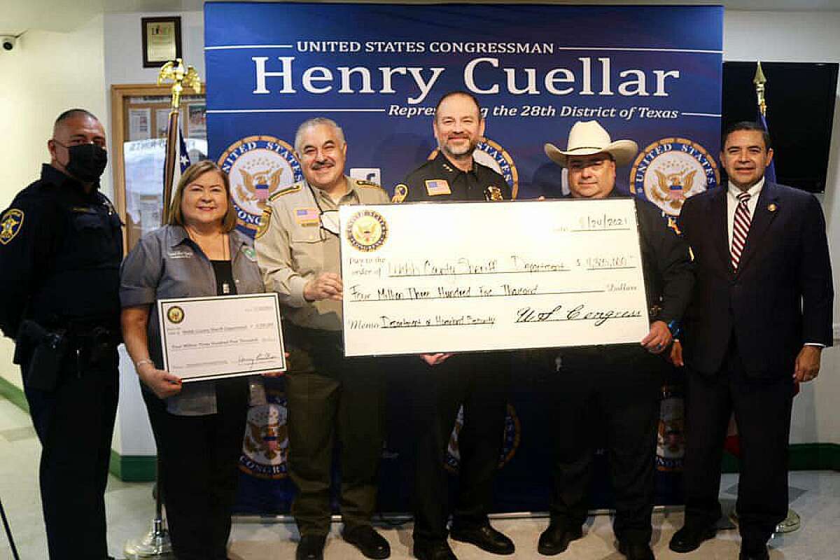 Rep. Henry Cuellar announced $4.3 million in federal funds to support border security in Webb County.