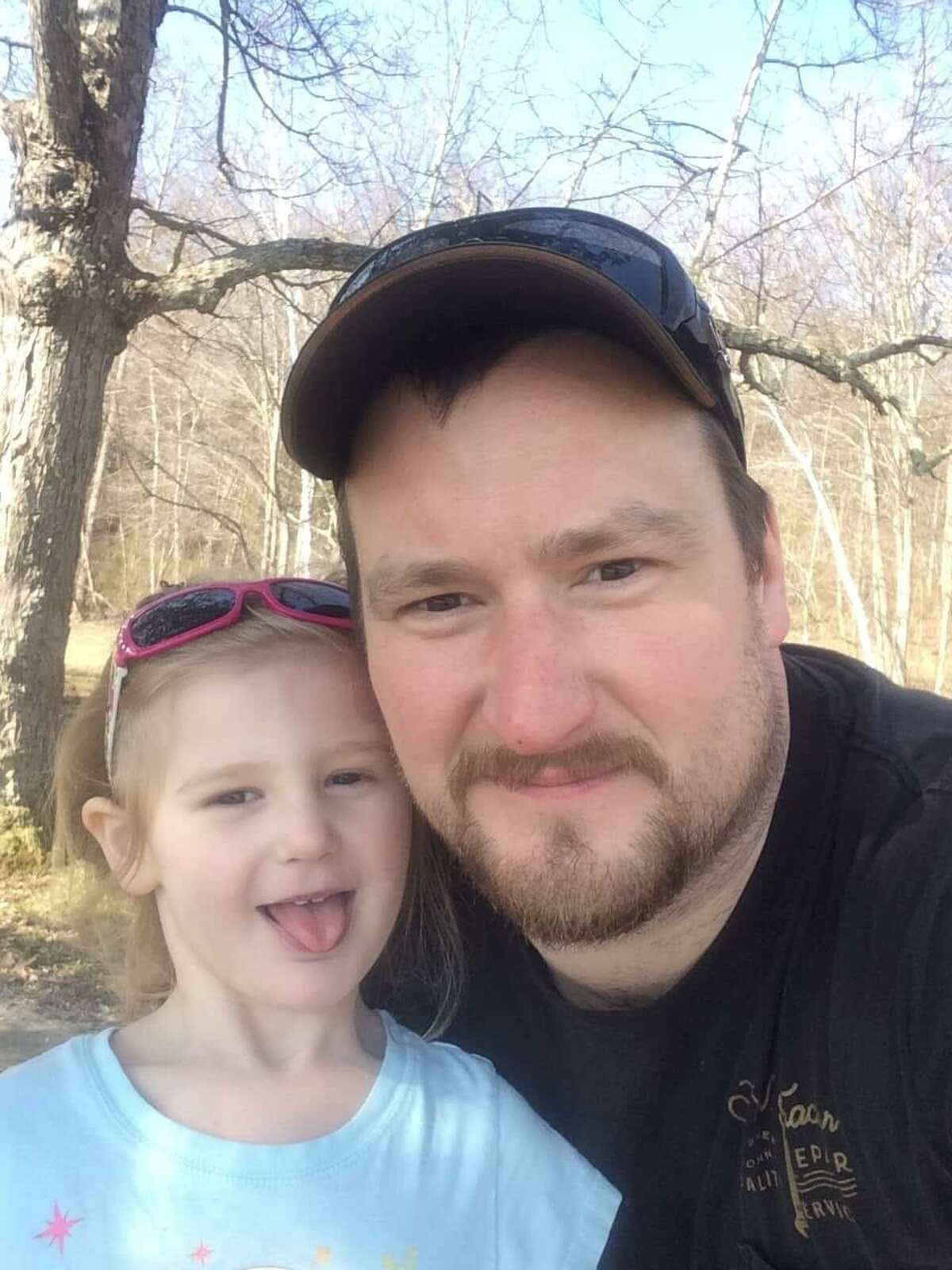 Canaan resident Jesse Cooper, pictured with his daughter, Jasey, 8