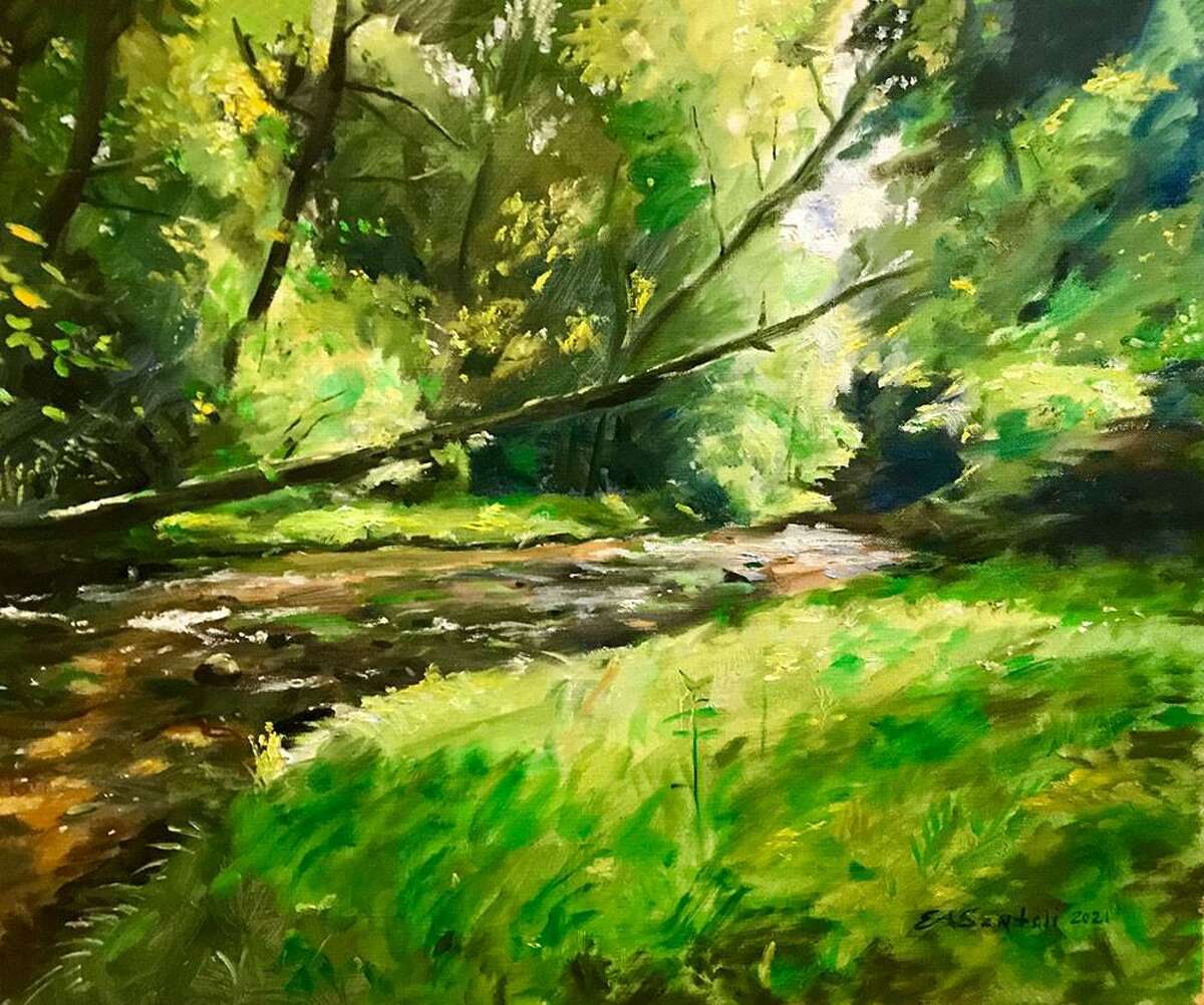 “River’s Bend” by New Jersey artist Eric Alexander Santoli. Santoli’s works will be on display from Dec. 1 to Dec. 24.