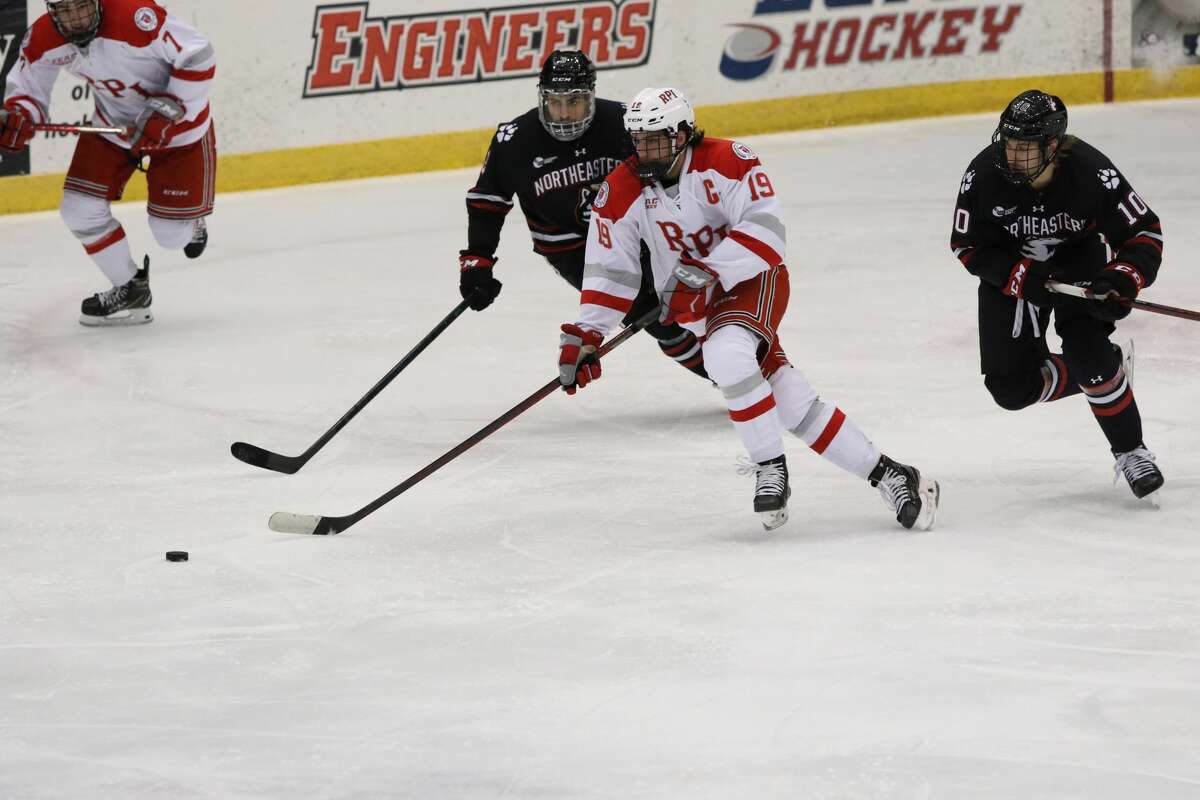 Ture Linden, shown earlier this season, had two goals against Yale on Friday.