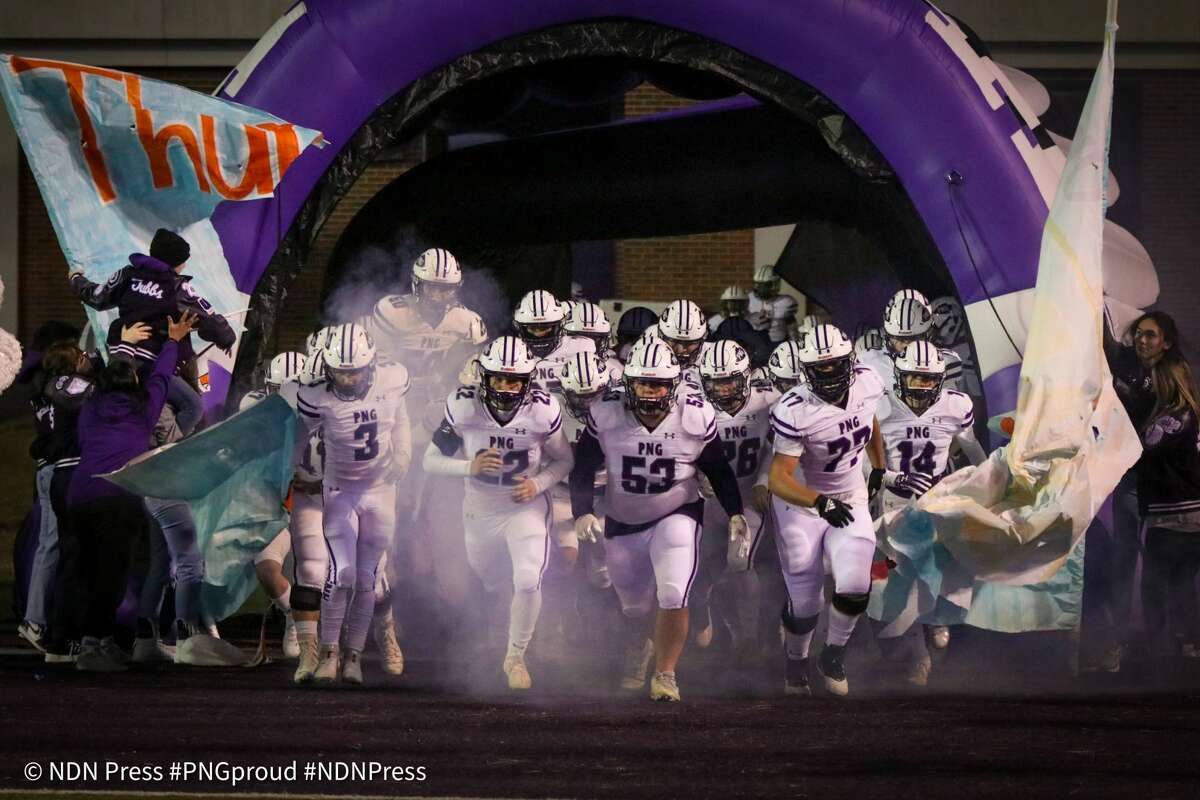 PN-G season ended Friday night at the regional semifinals in a 44-21 loss to Texas High. Photos taken Nov. 26, 2021.