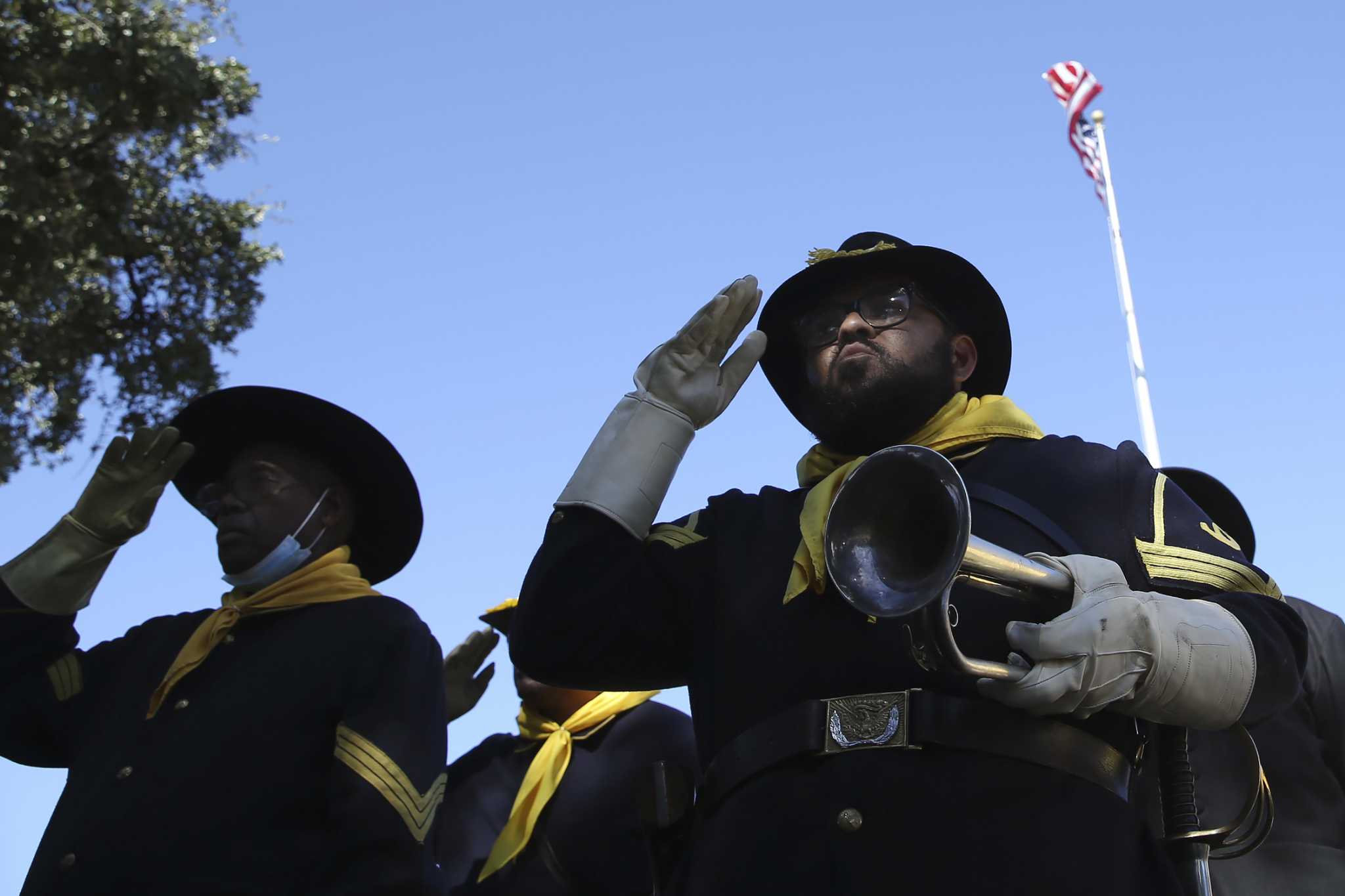 pie forslag billede Changes to plan for Buffalo Soldiers monument seek to heal wounds over  treatment of Native Americans