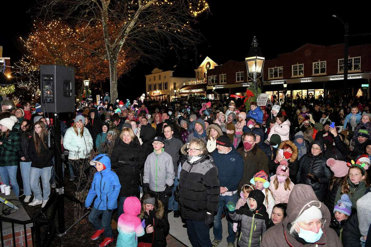 The town of Ridgefield welcomed the holiday season on Nov. 26 with 17,000 lights, songs and a visit from Santa and Mrs. Claus.