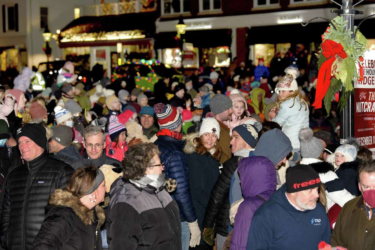 The town of Ridgefield welcomed the holiday season on Nov. 26, with 17,000 lights, songs and a visit from Santa and Mrs. Claus.