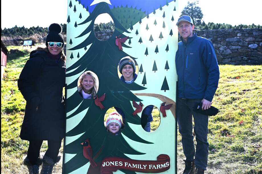 Christmas tree shoppers headed to Jones Family Farm for the harvest-your-own and fresh-cut trees on Nov. 27, 2021. Were you SEEN? Photo: Vic Eng / Hearst Connecticut Media Group