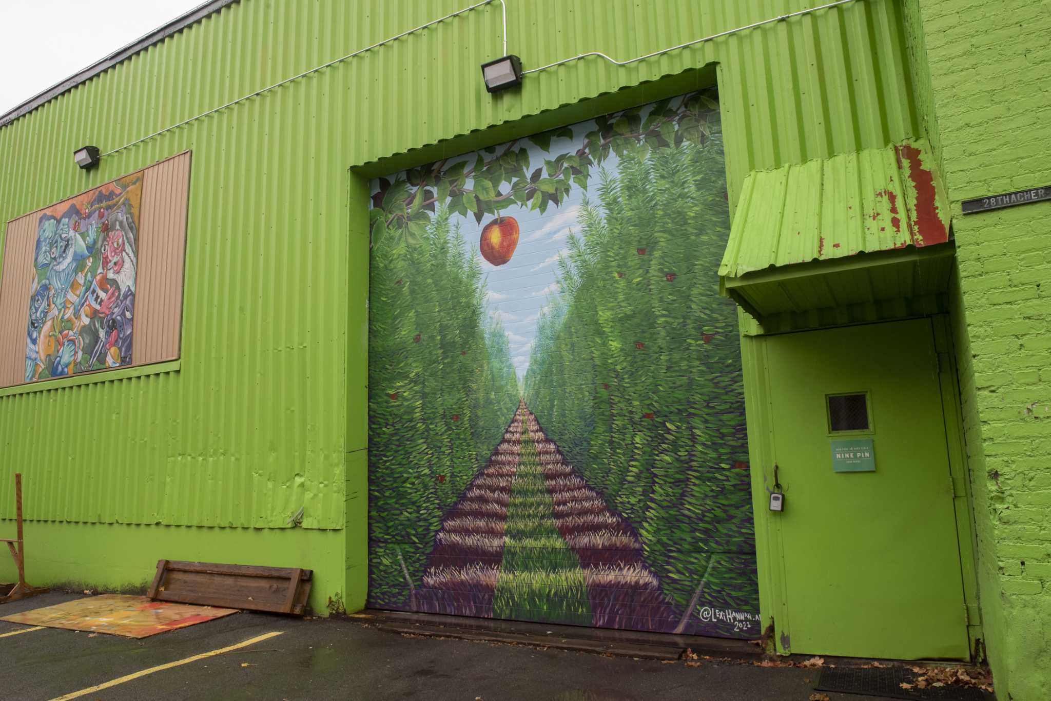 Albany's Nine Pin Cider Works Boasts New Mural