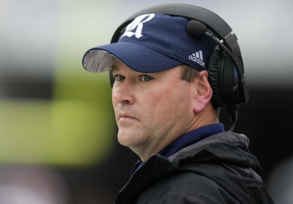 Rice coach Mike Bloomgren led his team to a 4-8 mark in 2021 and big wins over UAB and Louisiana Tech that have the Owls shooting for a bowl berth despite being picked 10th in C-USA.