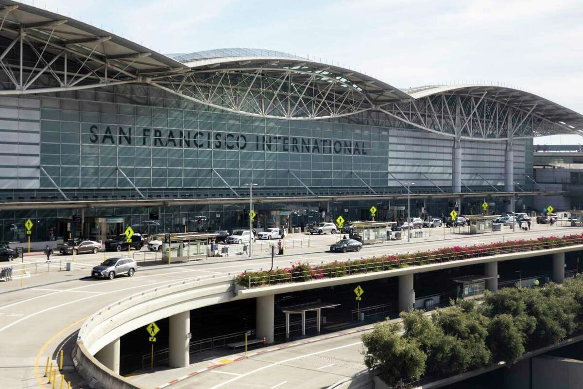 A file photo of San Francisco International Airport is seen in San Francisco, Calif. Monday, November 8, 2021.