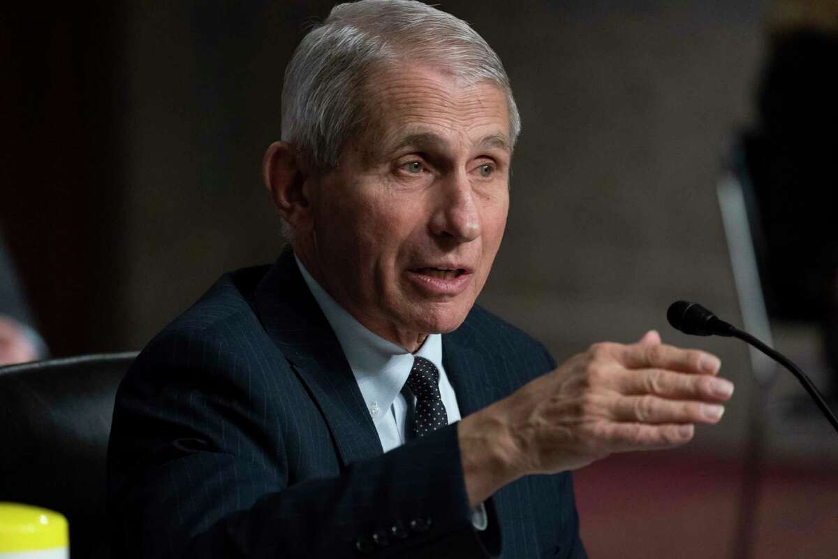 Dr. Anthony Fauci, director of the National Institute of Allergy and Infectious Diseases, speaks during a Senate Health, Education, Labor, and Pensions Committee hearing on Capitol Hill, Thursday, Nov. 4, 2021, in Washington.