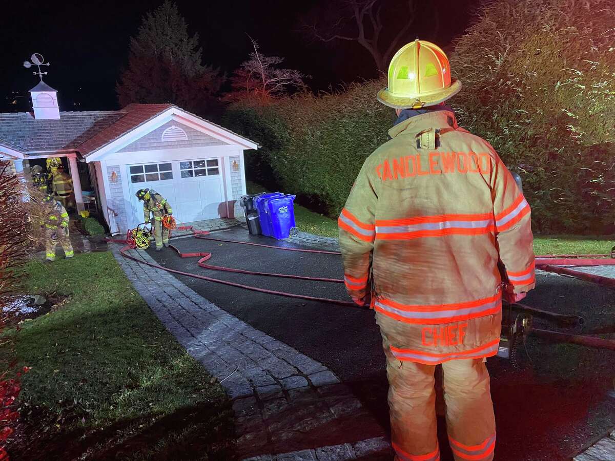 Crews quickly extinguished a dryer fire in the basement of a Brookfield, Conn., home on Sunday, Nov. 28, 2021.