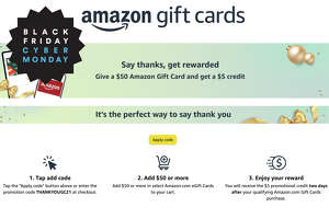 Amazon is giving you $5 for giving $50 in gift cards