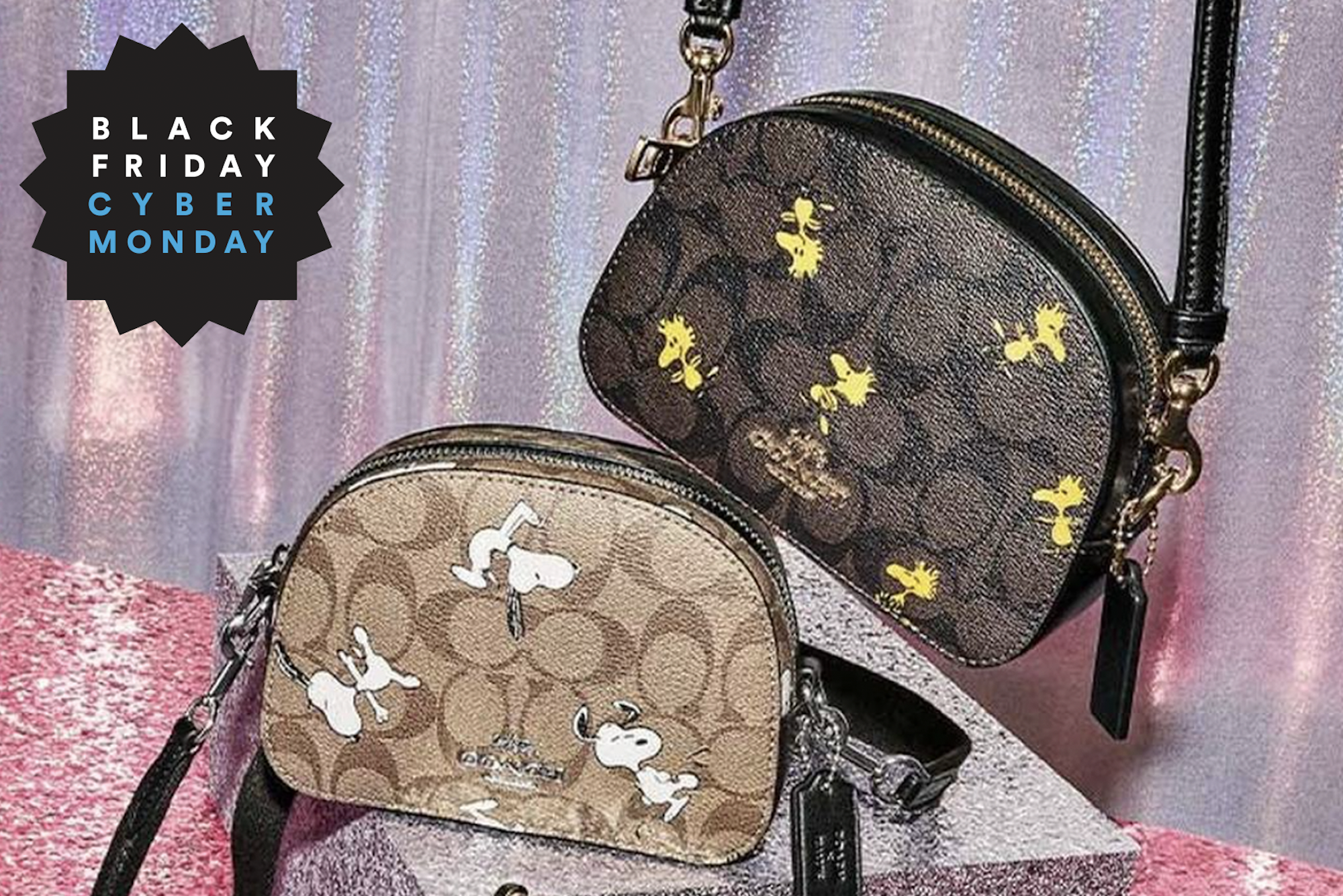 COACH® Outlet  Coach X Peanuts Mini Serena Crossbody With Woodstock