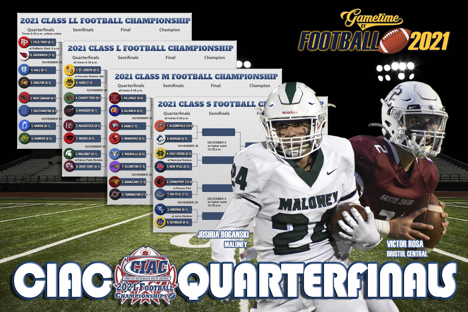 Connecticut high school football: CIAC Week 8 schedule, stats, rankings,  scores & more