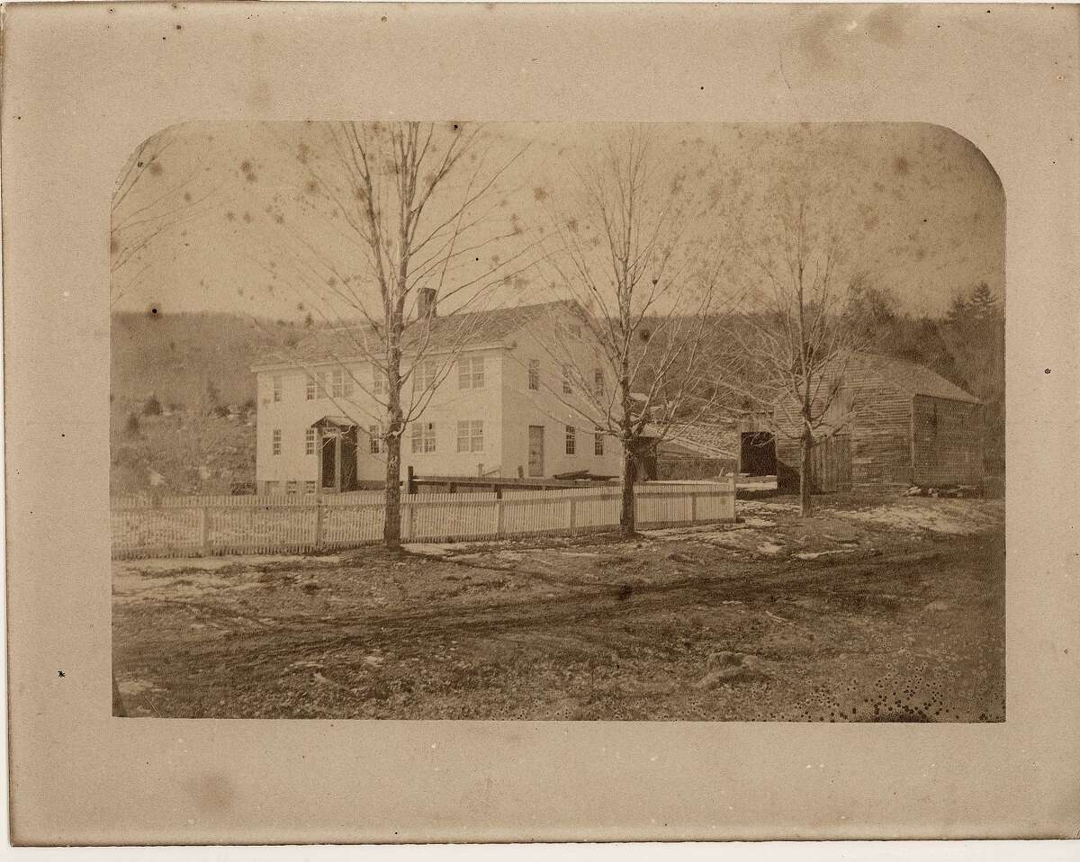 The Torrington Historical Society is presenting a program on the first guitar factory on Dec. 1. Pictured is the former building, which has since been demolished.