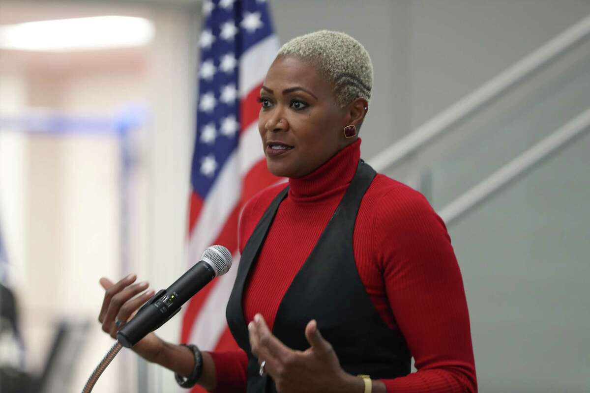 Former Houston ISD trustee Jolanda Jones, shown here in January 2019, announced Monday that she will seek the Democratic nomination for the Texas House District 147 seat currently held by Rep. Garnet Coleman, D-Houston. Coleman announced earlier this month that he would not seek reelection.