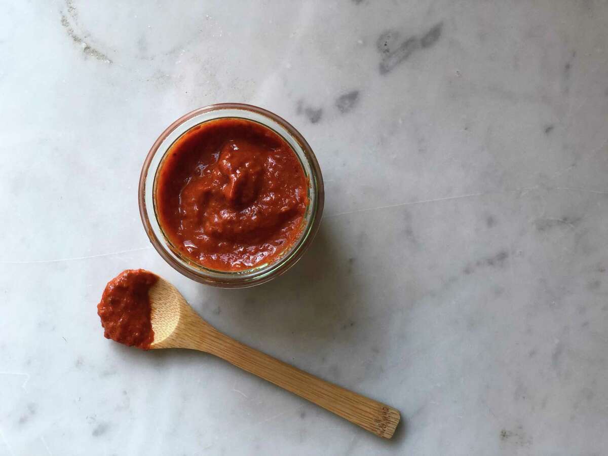 Kitchen directory gifts.  Harissa in the photo