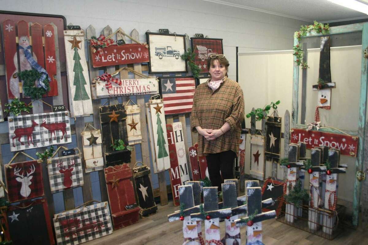Lynn Cour returns to the Evart pop up store this December with handmade, original designed decorative wood crafts. She will be joined by other local crafters offering unique items for the holidays.