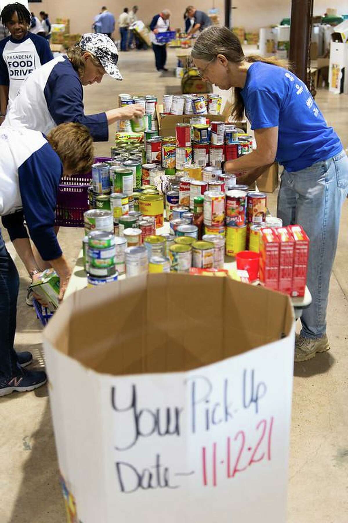 This year’s drive, held on Nov. 17 at the Pasadena Convention Center, collected approximately 83,801 pounds of food and raised nearly $24, 000.