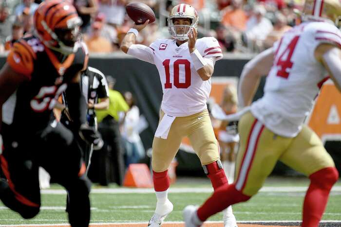 September 15, 2019: San Francisco 49ers fullback Kyle Juszczyk (44) during  NFL football game action between the San Francisco 49ers and the Cincinnati  Bengals at Paul Brown Stadium on September 15, 2019