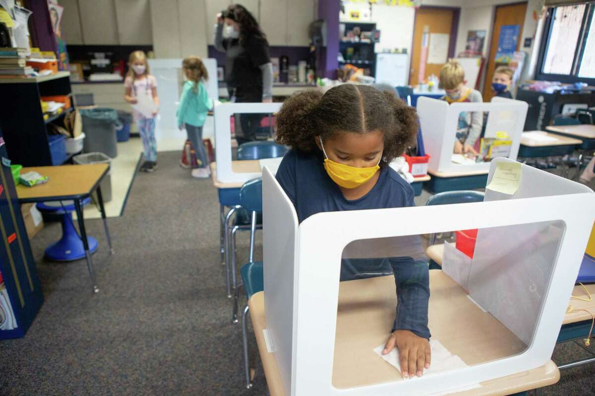 Students in Middletown schools are required to wear a mask and have their temperature checked upon arrival, among other policies in place to prevent the spread of COVID-19.