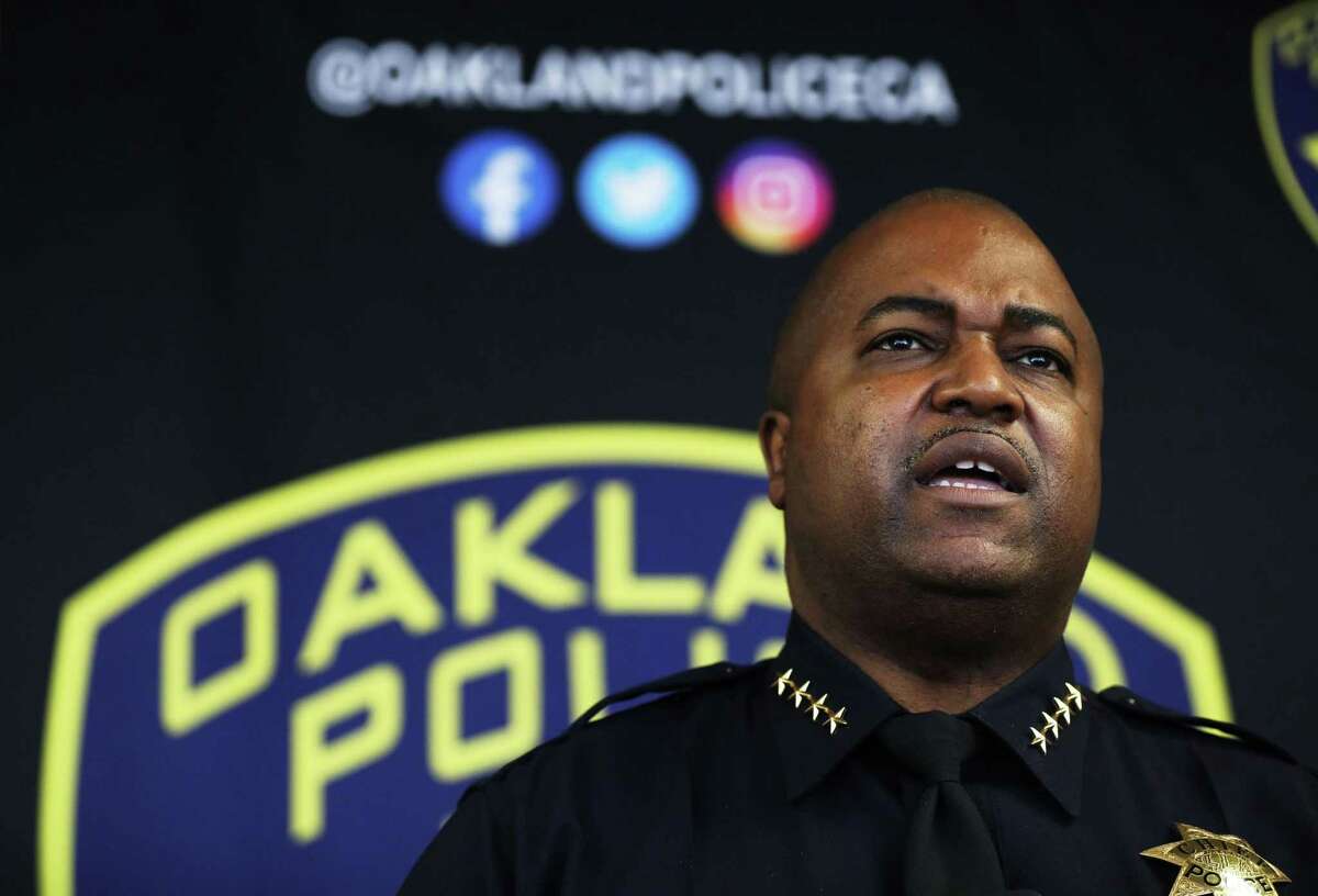 Oakland Police Chief LeRonne Armstrong discussed a pair of fatal shootings as well as smash-and-grab robberies.