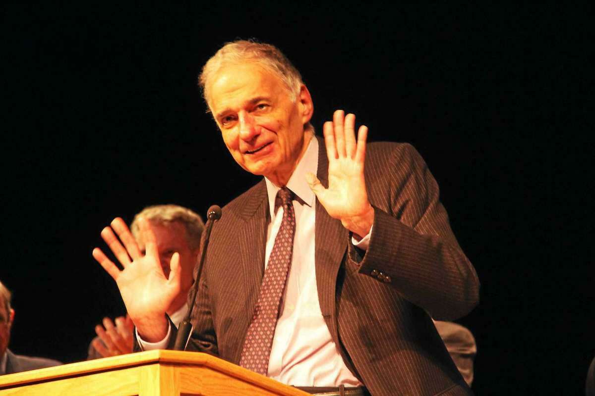 Ralph Nader is pictured at the opening of the American Museum of Tort Law in Winsted in September 2015.