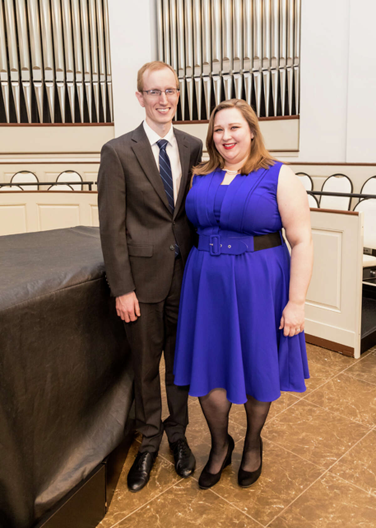 Collin and Erin Whitfield will present an Advent concert on Dec. 12 at Memorial Presbyterian Church.