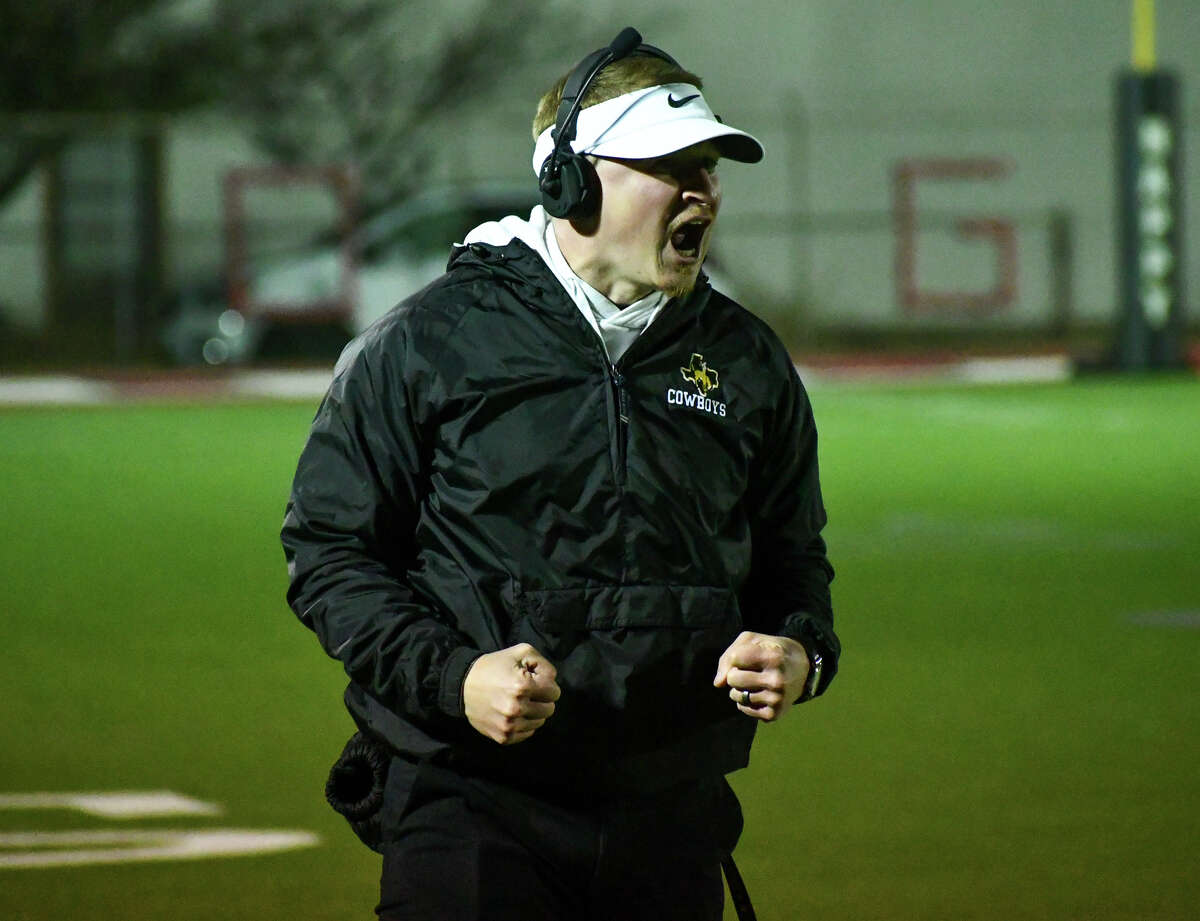 Head coach Stacy Perryman and the Happy football team will try to get to the state championship game for the first time when they take on Westbrook in the Class 1A Division I semifinals on Friday. 