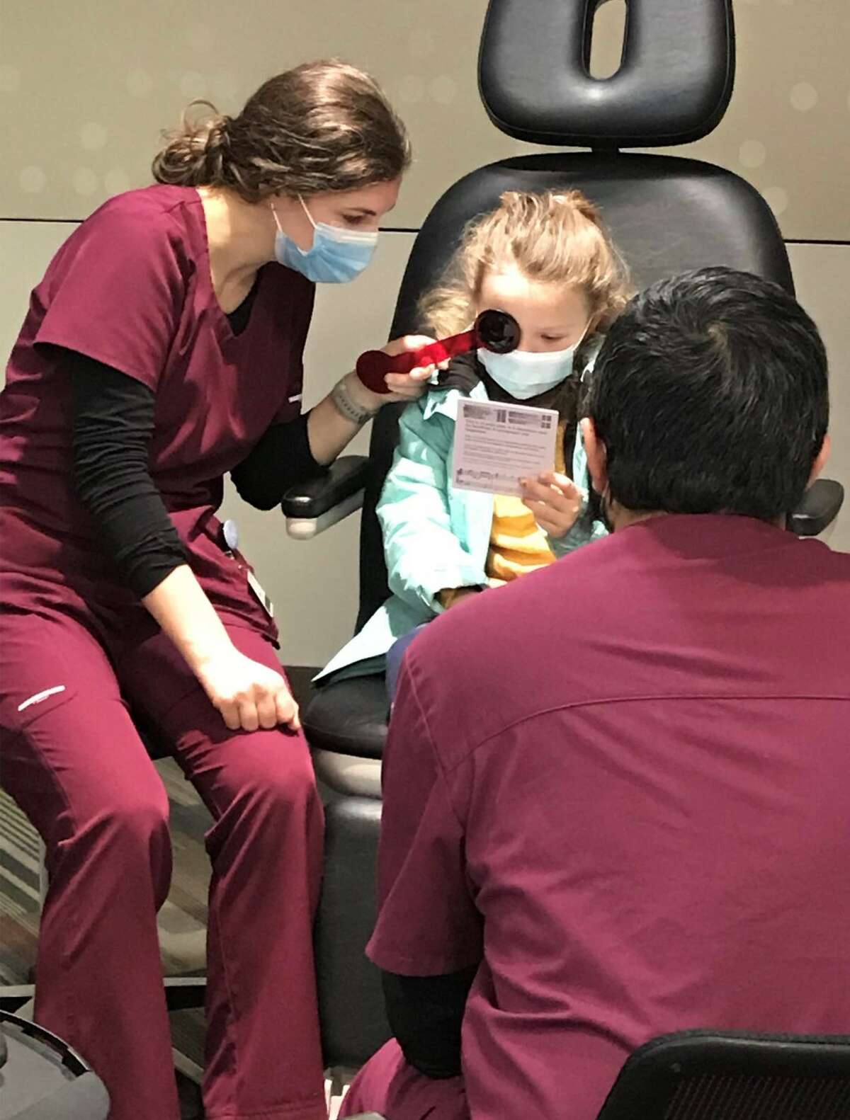 On Tuesday, Nov, 30, Ferris State University hosted the Michigan College of Optometry's Students in Need of Eyecare program which provides free exams and glasses for kids in the area. 