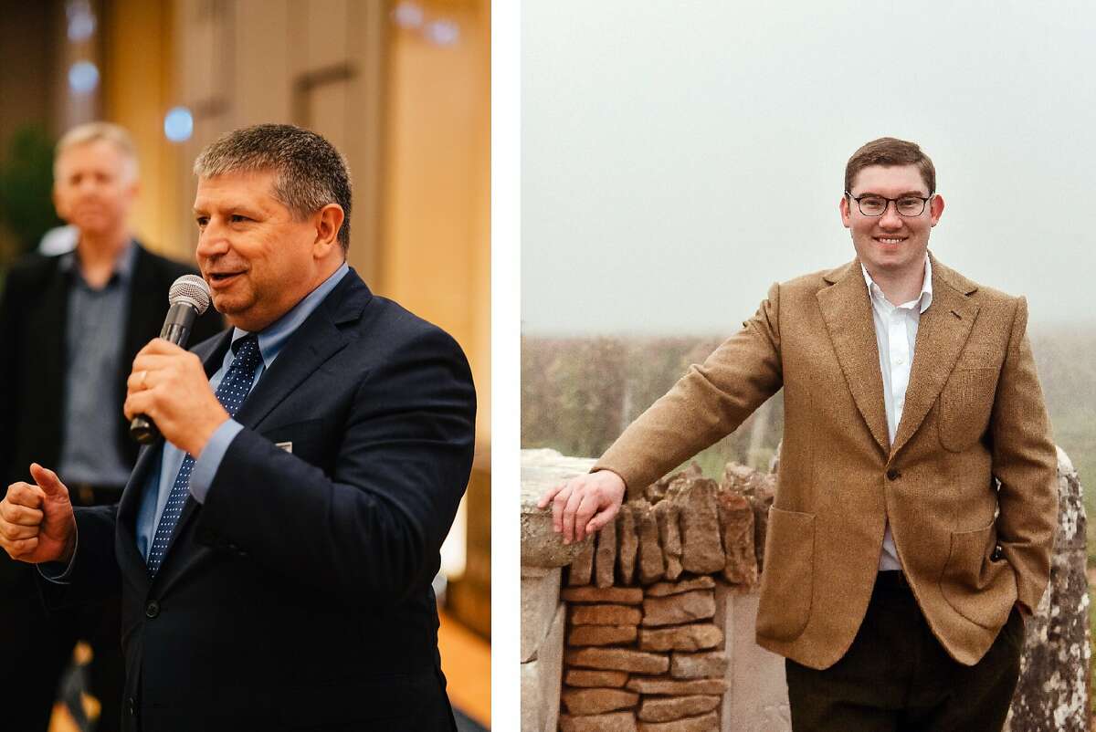 Joe Czerwinski (left) is the new editor in chief of Robert Parker Wine Advocate, and William Kelley has been named deputy editor.