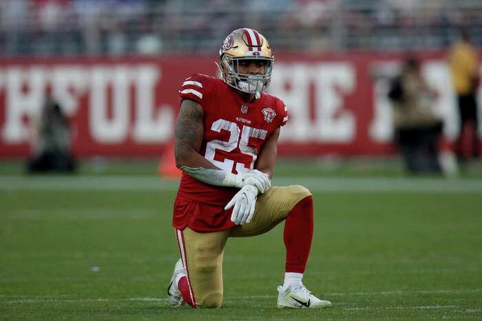 San Francisco 49ers linebacker Azeez Al-Shaair (51) against the Denver  Broncos during the first half of an NFL football game in Denver, Sunday,  Sept. 25, 2022. (AP Photo/Jack Dempsey Stock Photo - Alamy