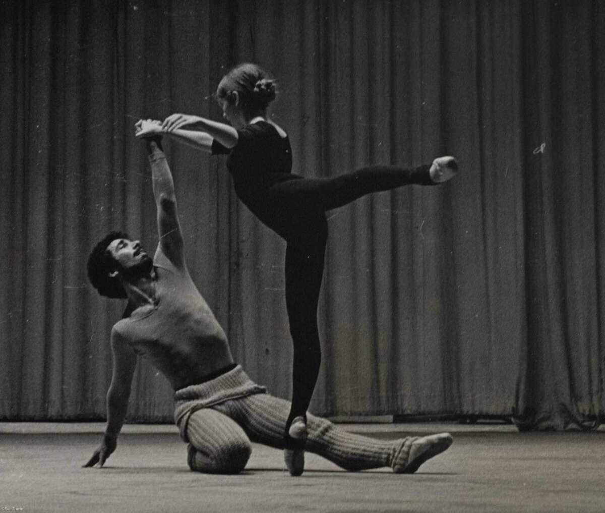 Ronn Guidi in his Oakland Ballet Studio in a photo that likely dates to the late 1970s or early 1980s.