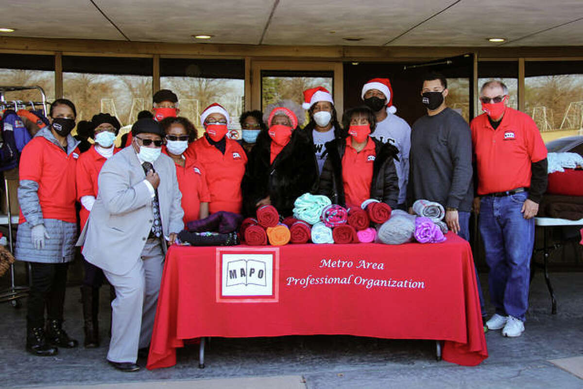 Saturday 11 a.m. - 3 p.m at National Shrine of Our Lady of the Snows Gould Center Metro Area Professional Organization (MAPO) will host a drive-by giveaway of coats, sweaters, hats, scarves, gloves and blankets. Last year MAPO gave away more than 2,500 pairs of socks as well as blankets, coats, sweaters and other items.  