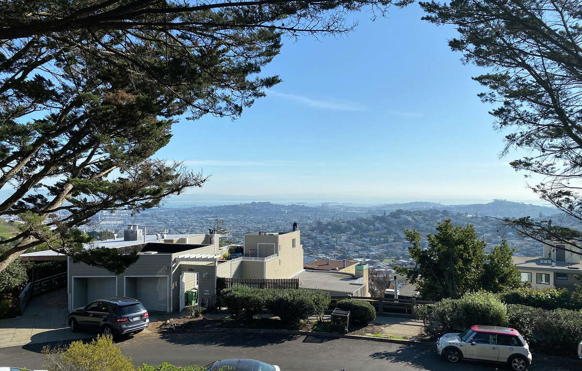 A view of the bay from Mount Olympus, November 25, 2021.