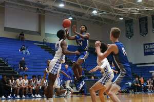 Scenes from Clear Springs v. Friendswood boys basketball