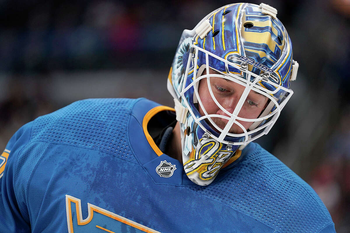 St. Louis Blues Jordan Binnington Ups His Mask Game Again