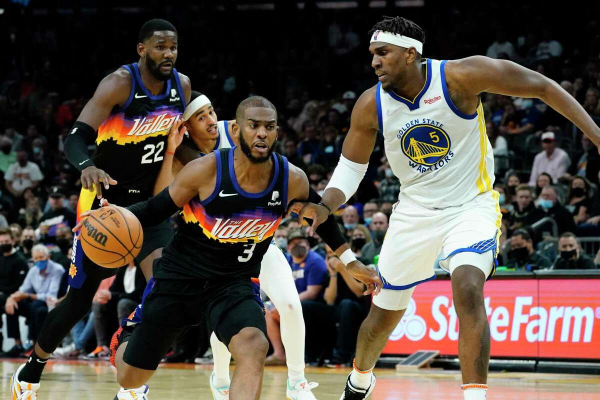 Chris Paul and the Suns, who beat Kevon Looney and the Warriors on Tuesday night, get a rematch at Chase Center at 7 p.m. Friday (NBCSBA, ESPN/95.7).