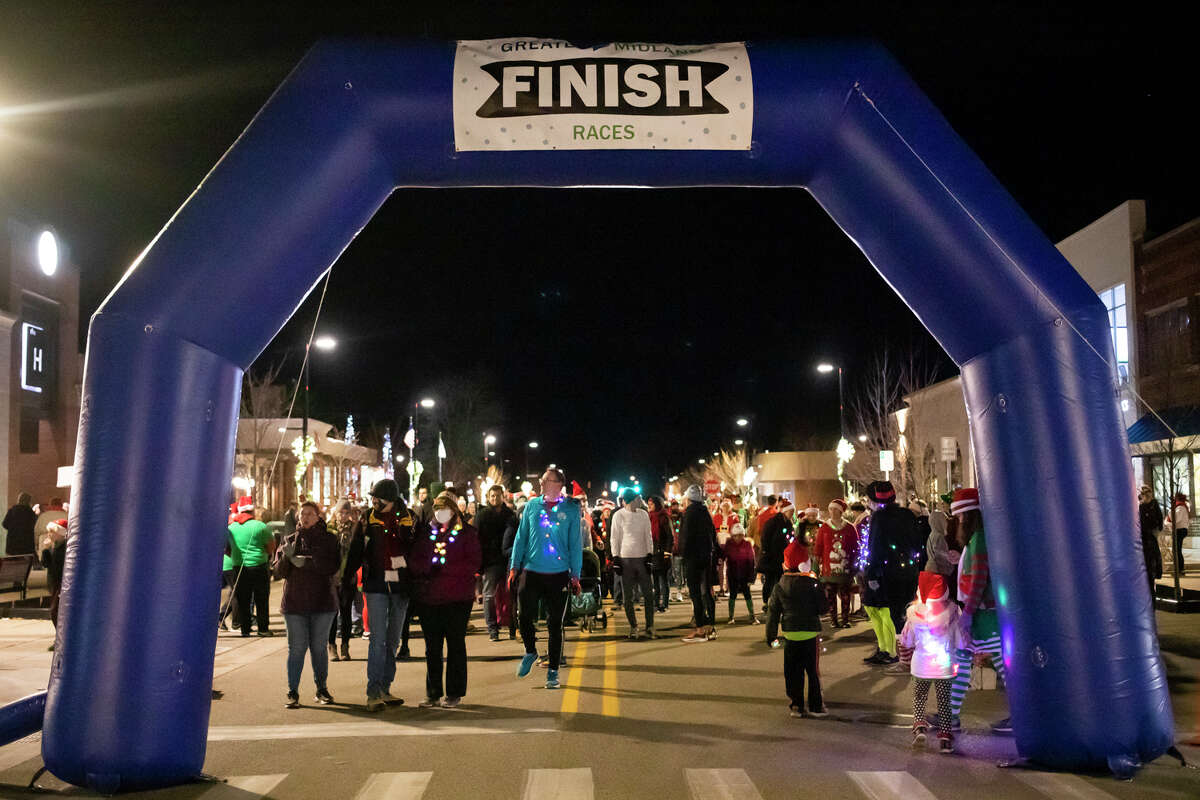 SEEN at annual Jingle Bell Run/Walk in downtown Midland