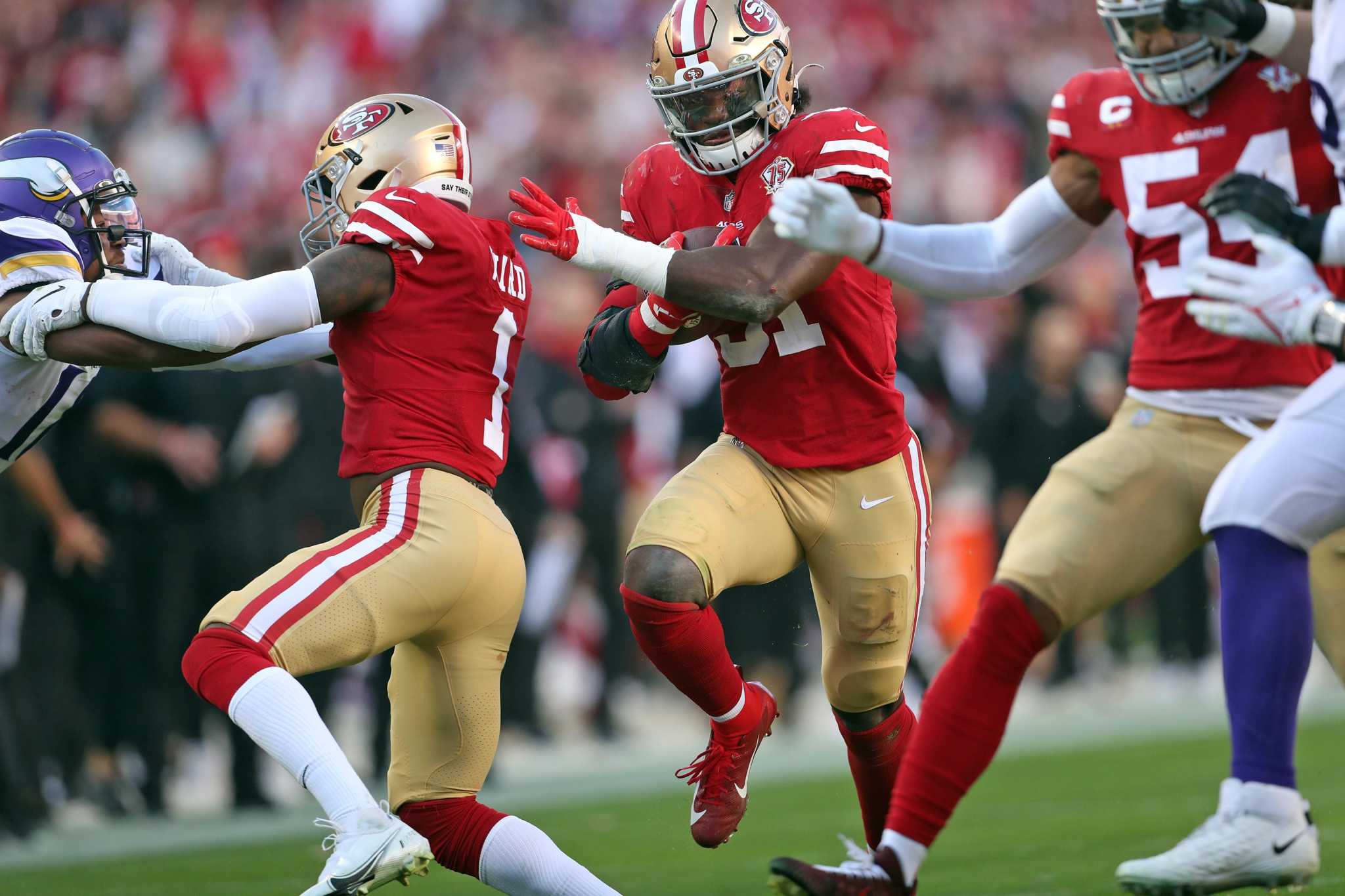 49ers' Elijah Mitchell gets day off after 32 touches; late coach Stan Kwan  remembered