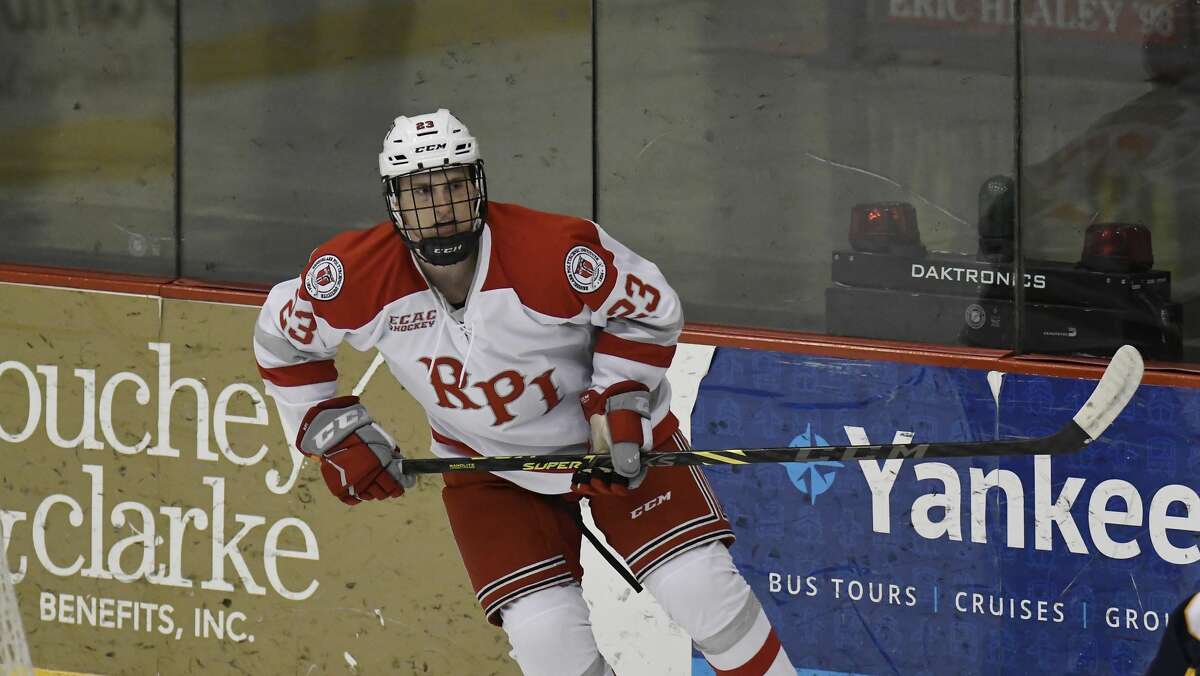 RPI defenseman Jake Johnson has become an important piece on both sides of the ice.