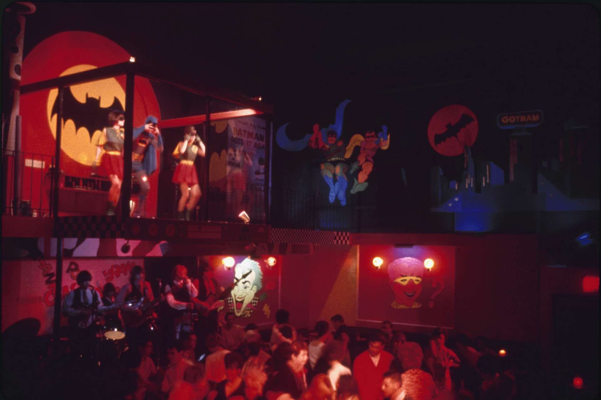 The hottest Bay Area club in the 1960s was Batman-themed