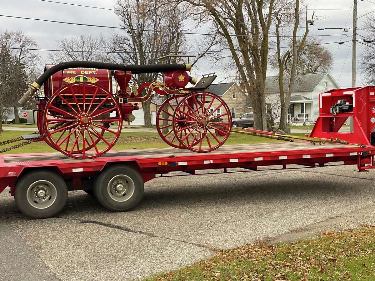 1918 fire engine returns home to Sebewaing