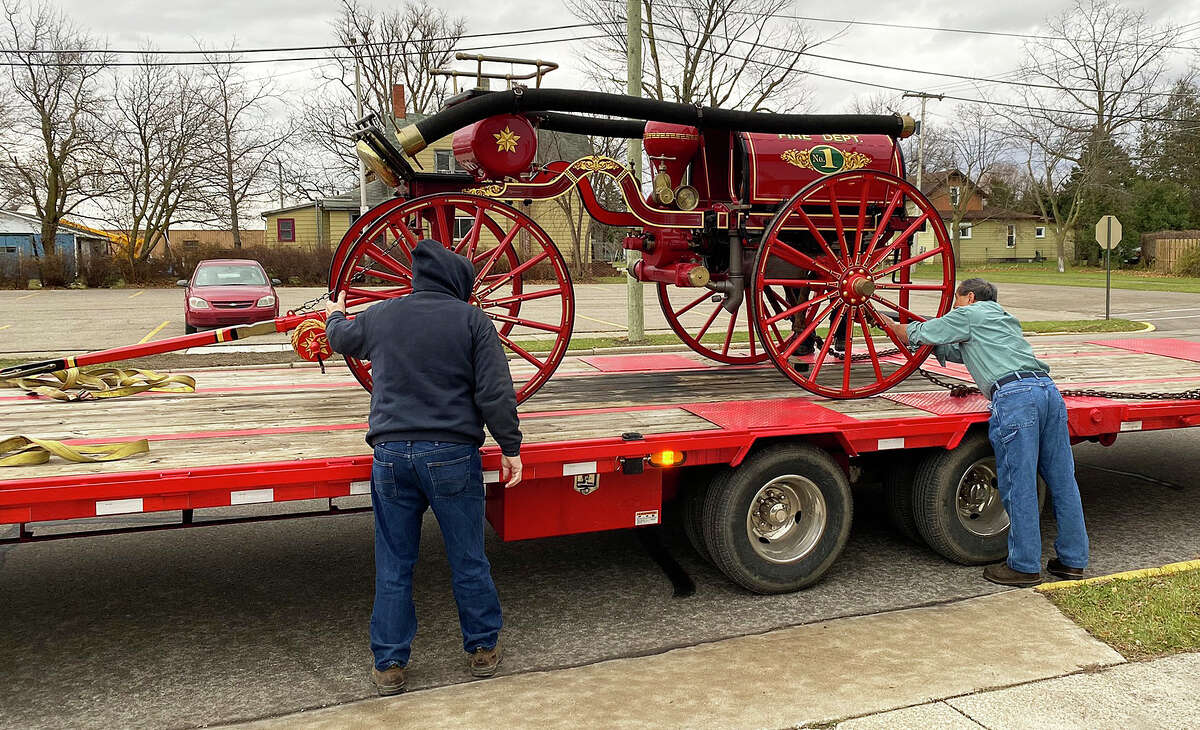 1918 fire engine returns home to Sebewaing