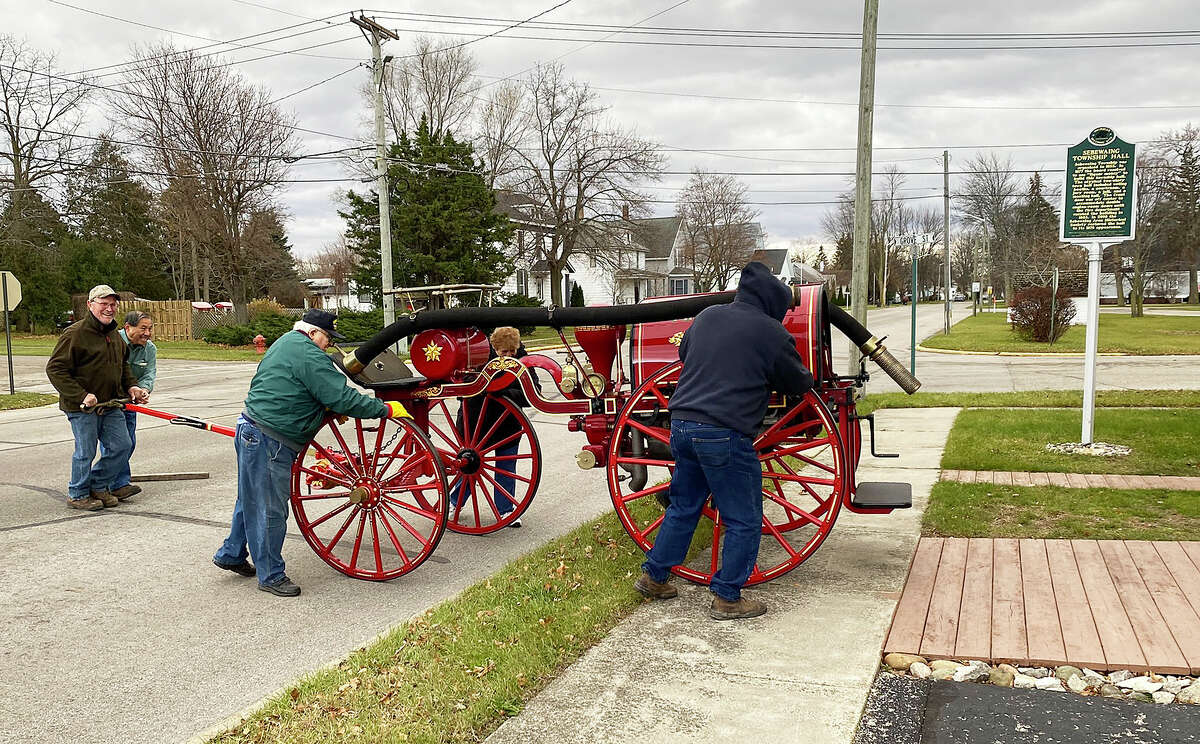 1918 fire engine returns home to Sebewaing