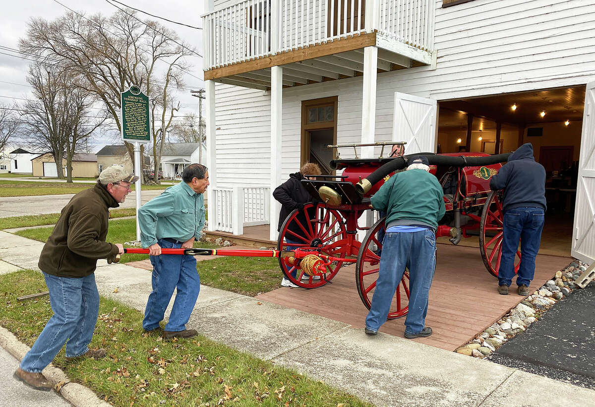 1918 fire engine returns home to Sebewaing